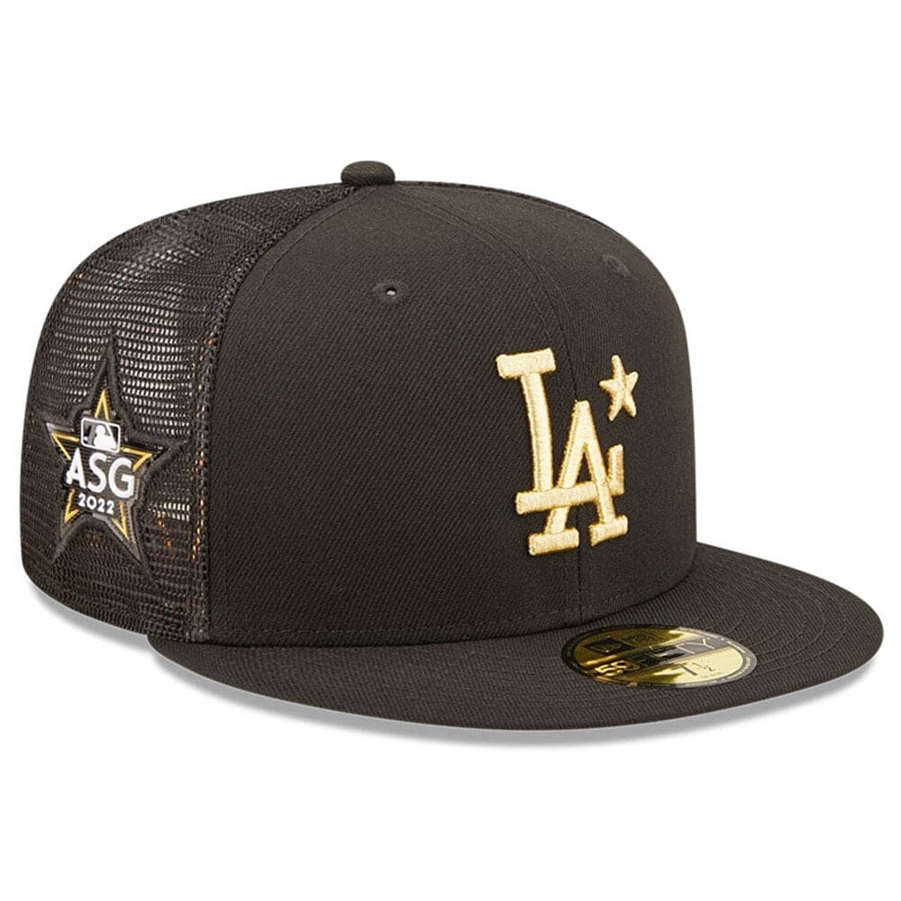 New Era Caps Los Angeles Dodgers New Era MLB 2022 All-Star Game 59FIFTY Trucker Fitted Hat - Black