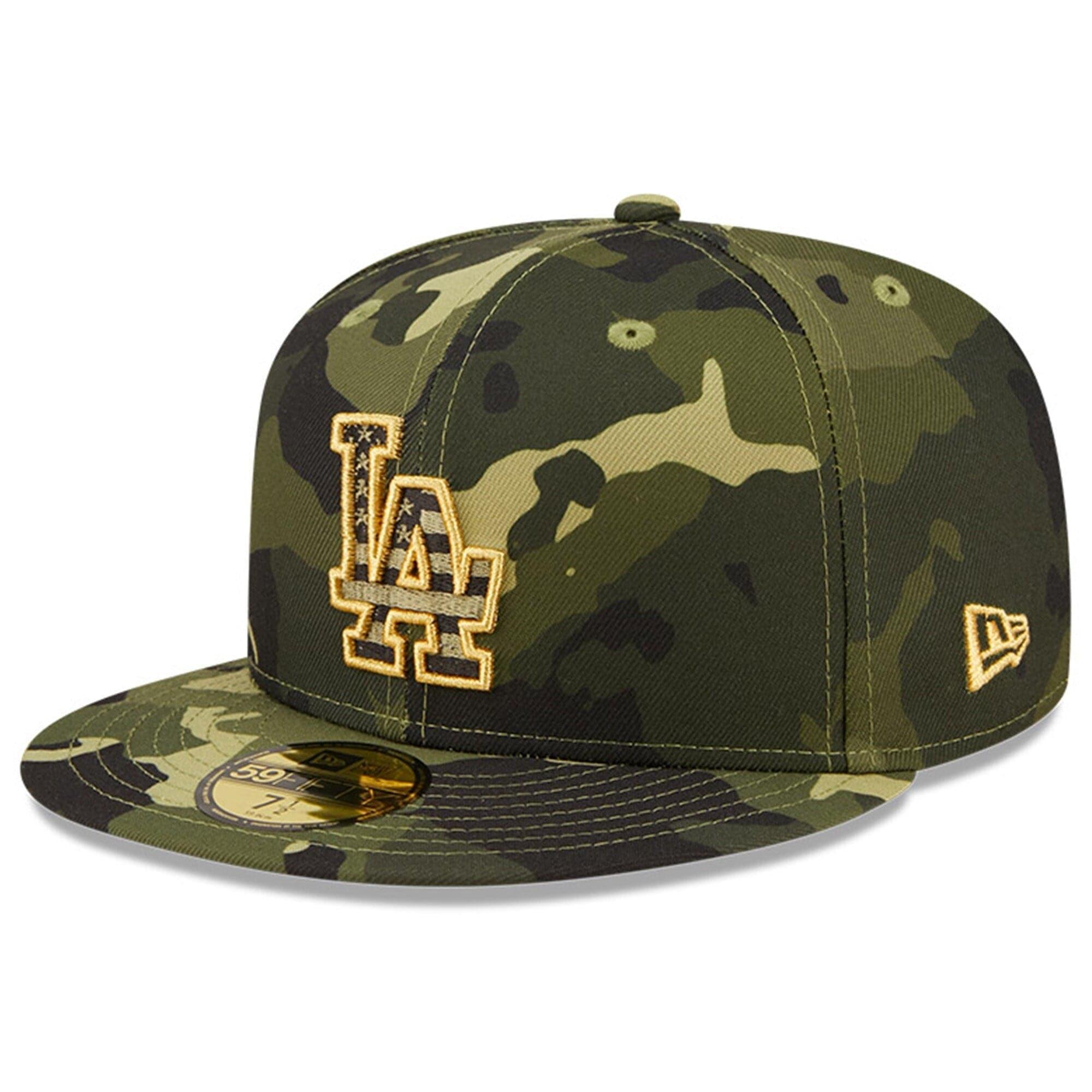 New Era Caps Los Angeles Dodgers New Era MLB 2022 Armed Forces 59FIFTY Fitted Hat - Camo