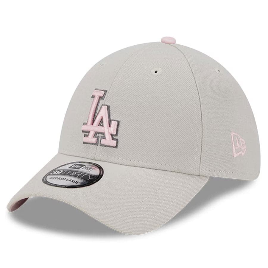 New Era Caps Los Angeles Dodgers New Era MLB 23 Mothers Day 39THIRTY Stretch-Fit Hat - Stone