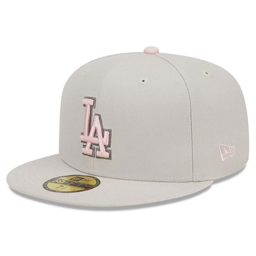 New Era Caps Los Angeles Dodgers New Era MLB 23 Mothers Day 59FIFTY Fitted Hat - Stone