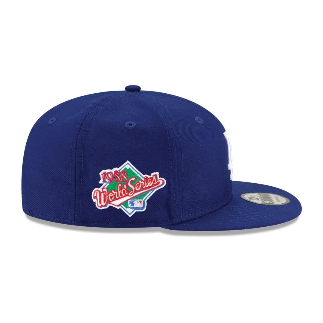 New Era Caps Adjustable M/L Los Angeles Dodgers New Era MLB 88 World Series Patch 9FIFTY Snapback Hat - Blue