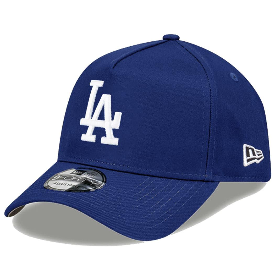 New Era Caps Los Angeles Dodgers New Era MLB 88 World Series Patch 9FORTY A-Frame Curve Snapback Hat - Blue