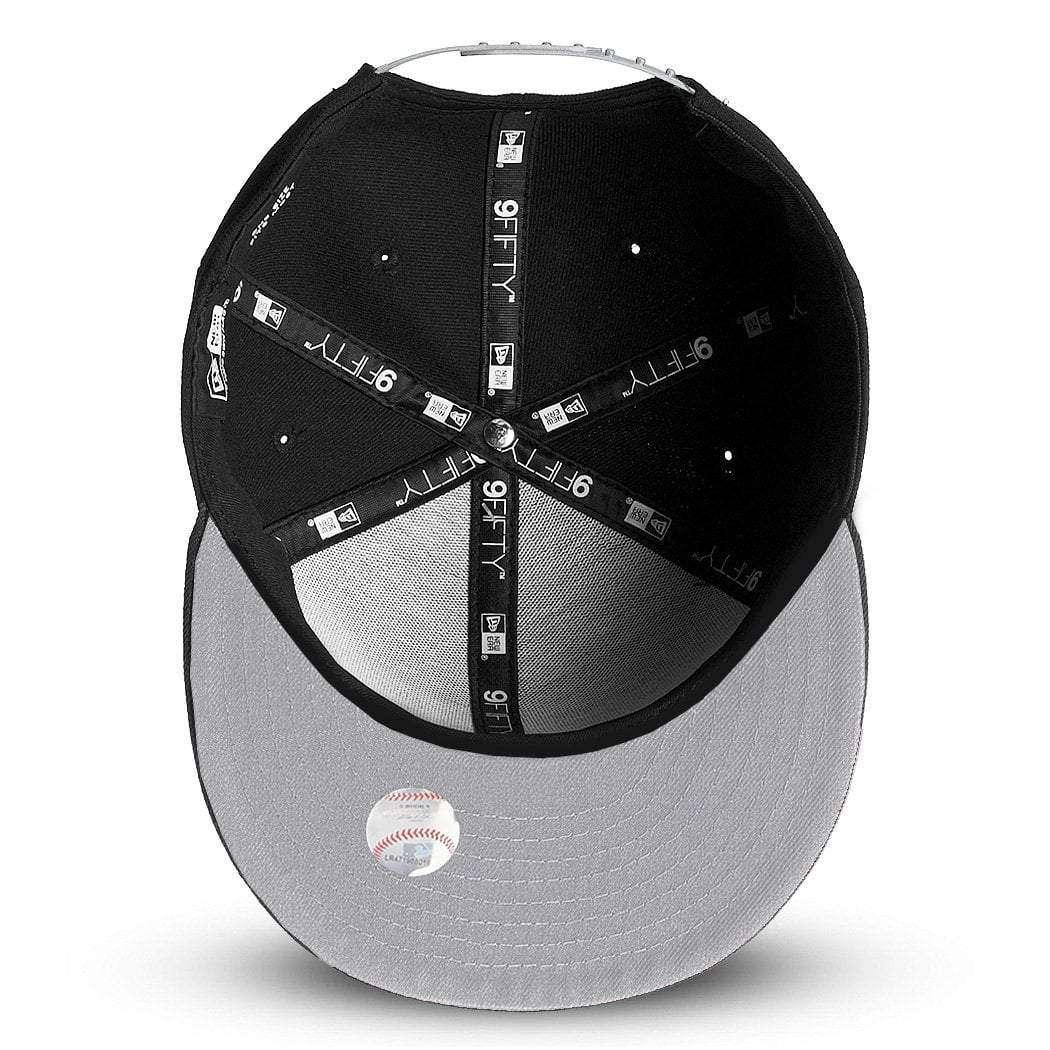 New Era Caps Los Angeles Dodgers New Era MLB Black & White 9FIFTY Snapback Hat