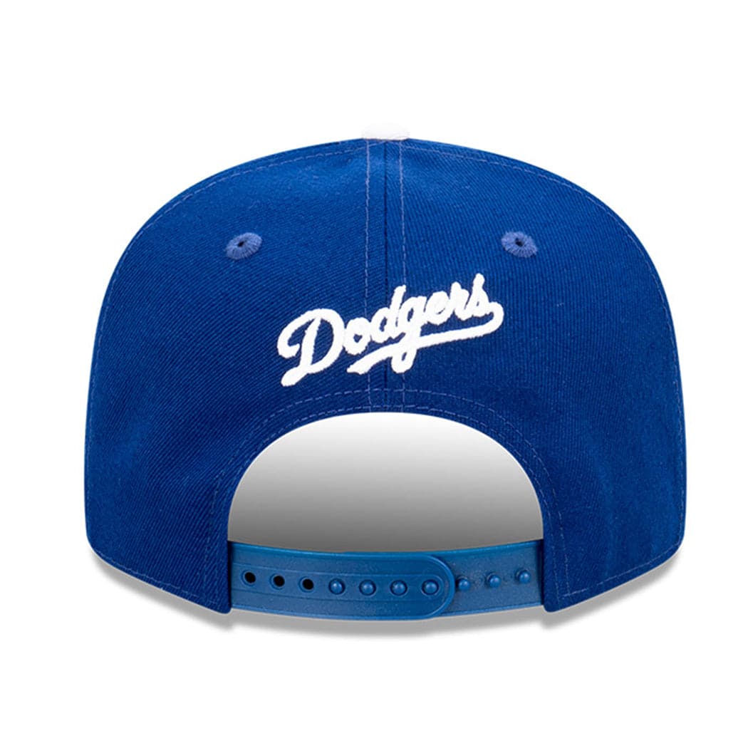 New Era Caps Los Angeles Dodgers New Era MLB Script Block 9FIFTY Snapback Hat - Blue