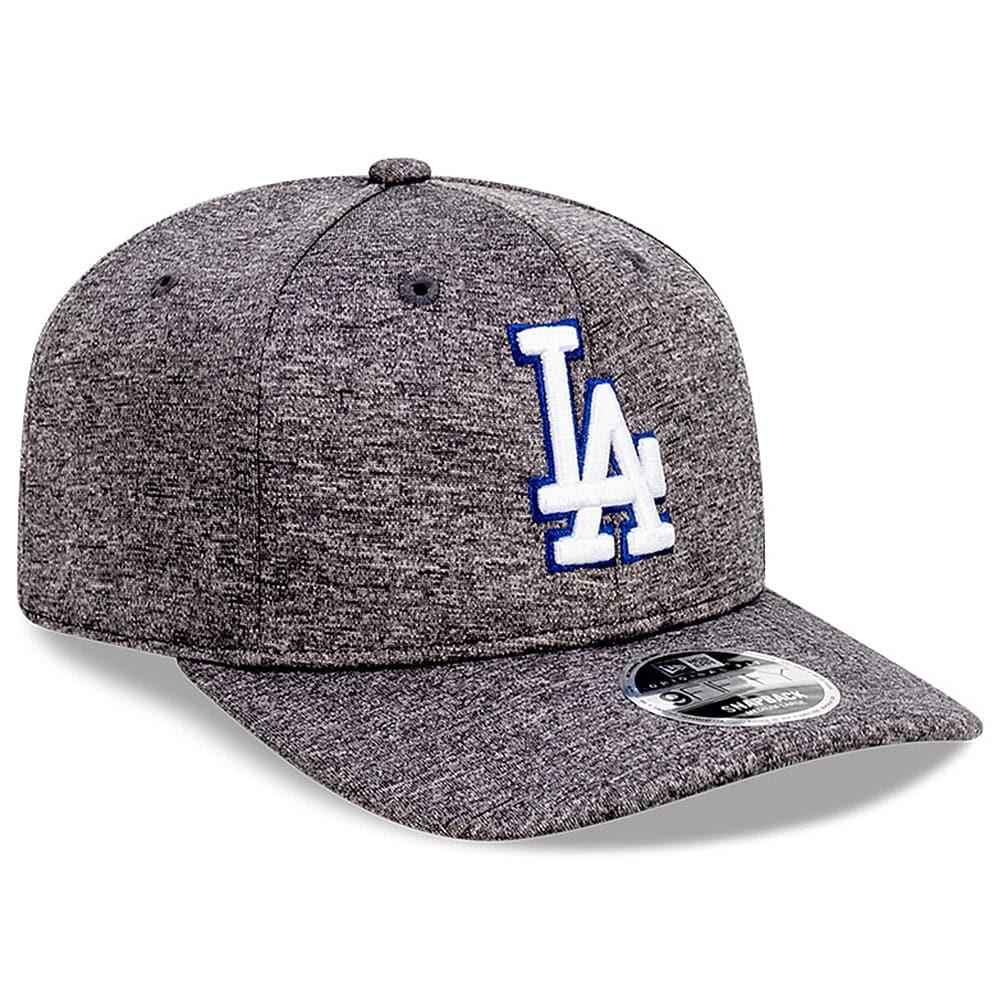 New Era Caps Los Angeles Dodgers New Era MLB Shadow Tech 9FIFTY Pre-Curved Snapback Hat - Graphite