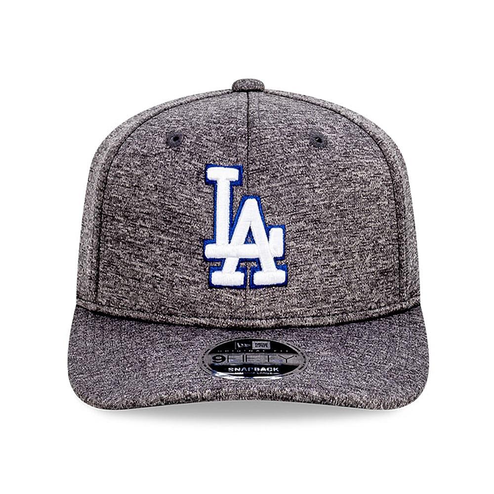 New Era Caps Los Angeles Dodgers New Era MLB Shadow Tech 9FIFTY Pre-Curved Snapback Hat - Graphite