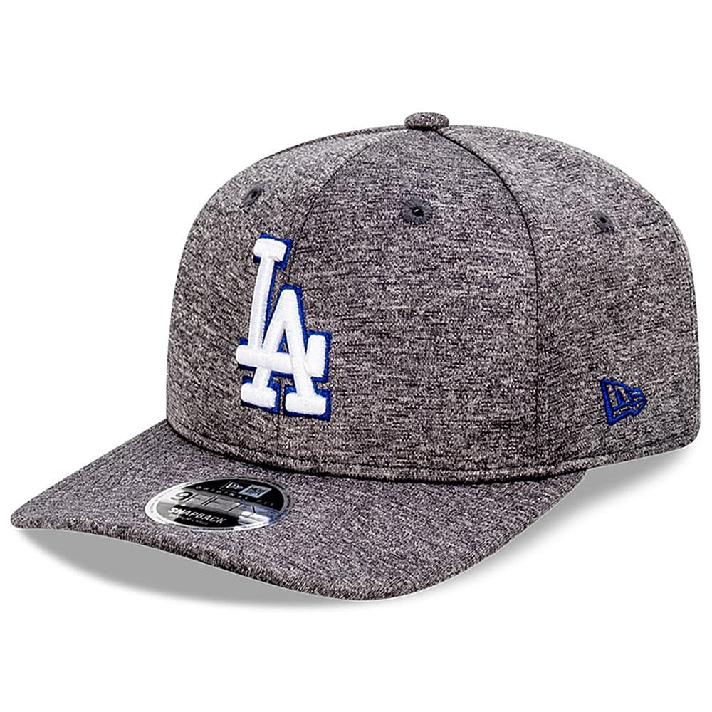 New Era Caps Los Angeles Dodgers New Era MLB Shadow Tech 9FIFTY Pre-Curved Snapback Hat - Graphite