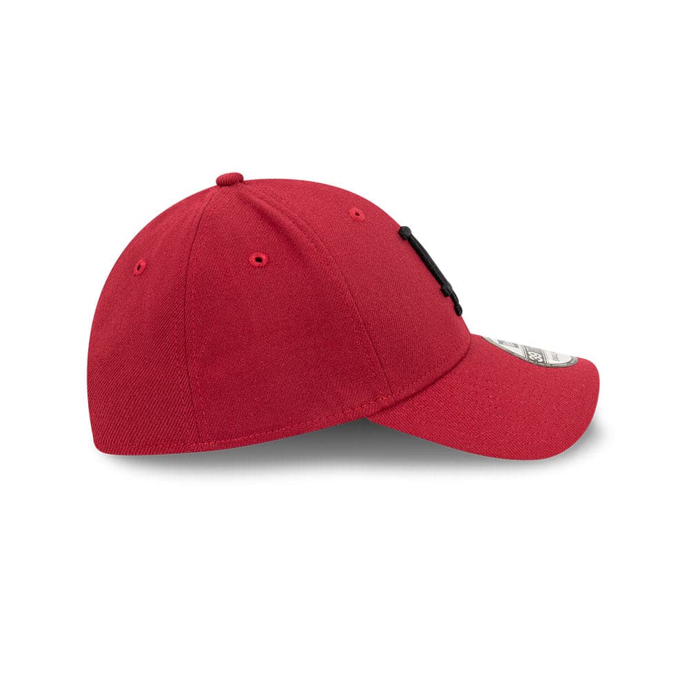 New Era Caps Los Angeles Dodgers New Era MLB Stone Team 39THIRTY Stretch Fit Hat - Cardinal