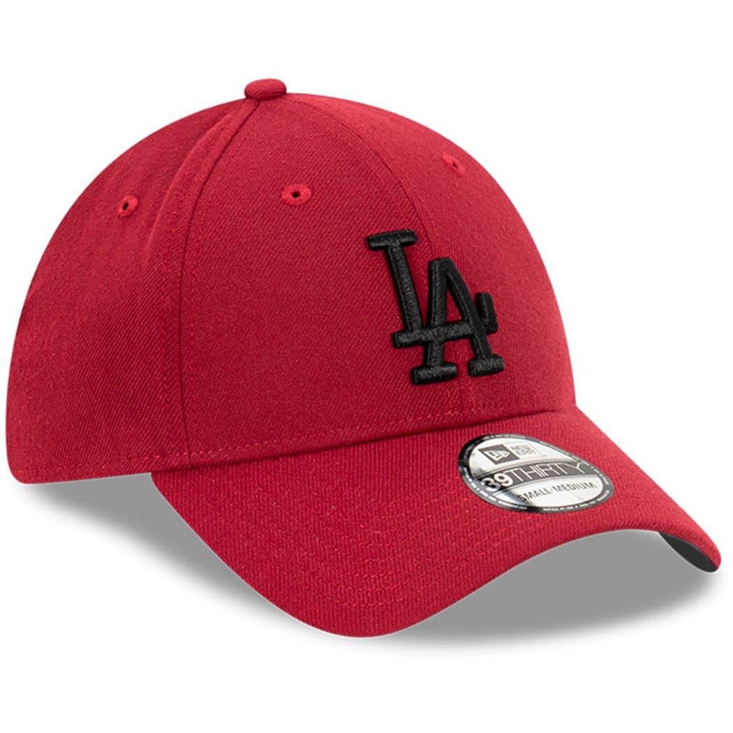 New Era Caps Los Angeles Dodgers New Era MLB Stone Team 39THIRTY Stretch Fit Hat - Cardinal