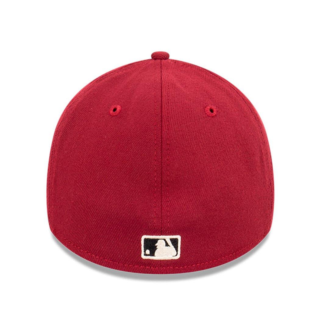 New Era Caps Los Angeles Dodgers New Era MLB Stone Team 39THIRTY Stretch Fit Hat - Cardinal