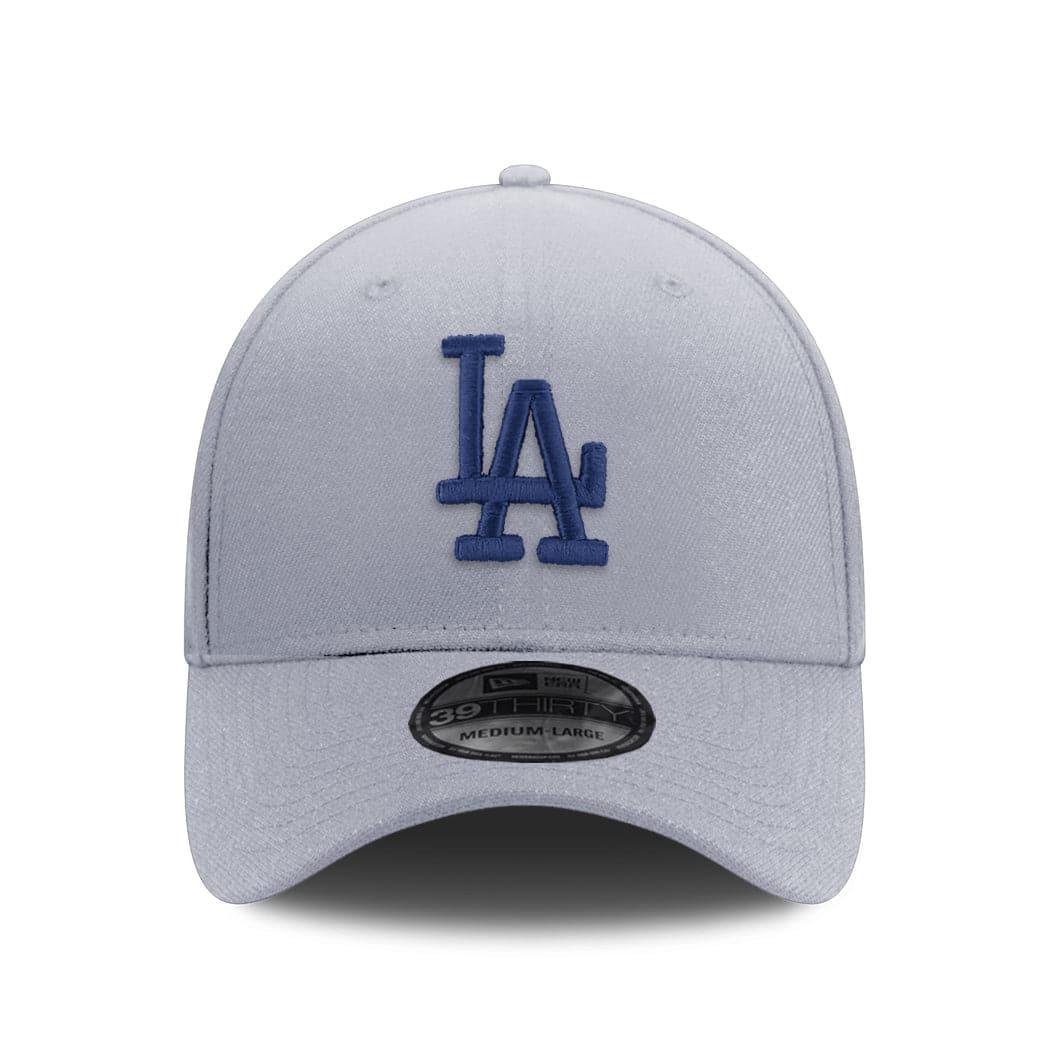 New Era Caps Los Angeles Dodgers New Era MLB Team 39THIRTY Flex Fit Curve Hat - Grey