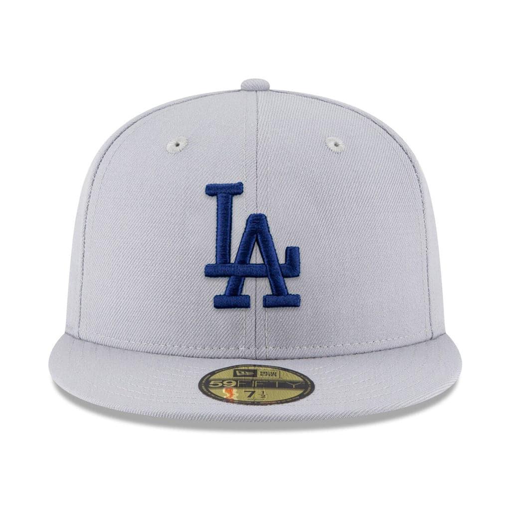 New Era Caps Los Angeles Dodgers New Era MLB Team 59FIFTY Fitted Hat - Grey