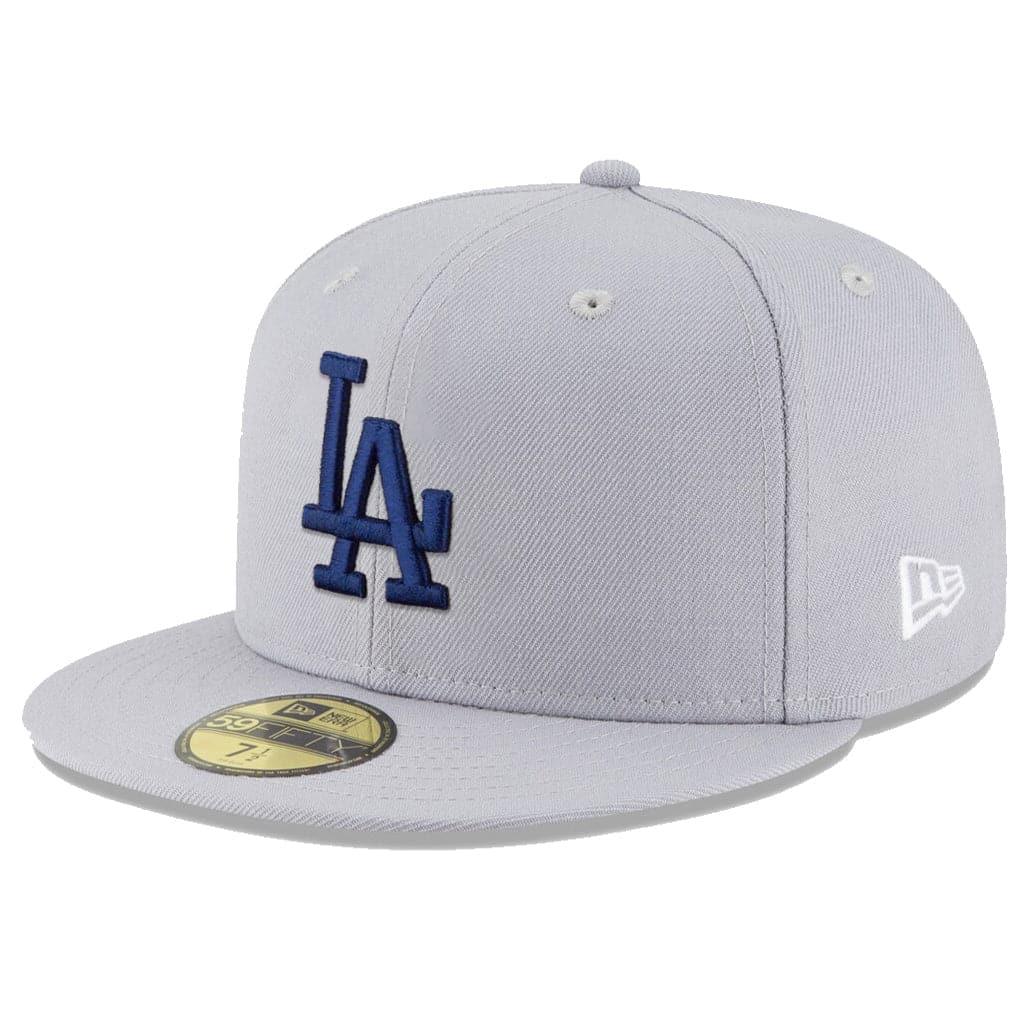 New Era Caps Los Angeles Dodgers New Era MLB Team 59FIFTY Fitted Hat - Grey