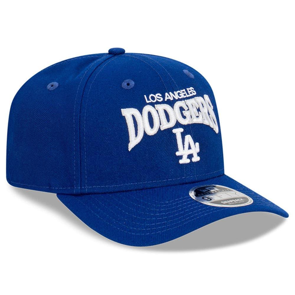 New Era Caps M/L Los Angeles Dodgers New Era MLB Team Arch Pre-Curved OF 9FIFTY Snapback Hat - Blue