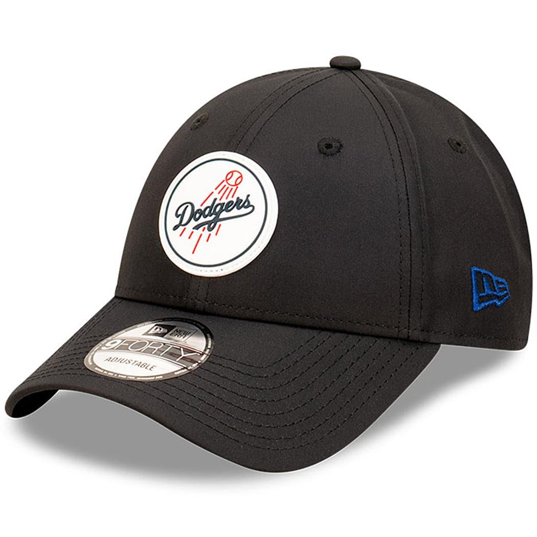New Era Caps Los Angeles Dodgers New Era MLB Team Circle Prolite 9FORTY Snapback Hat - Black