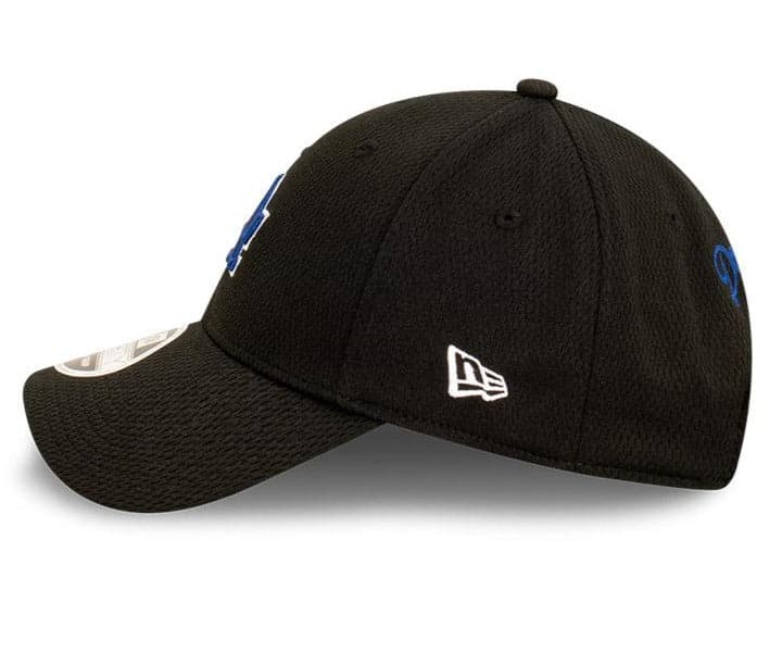 New Era Caps Los Angeles Dodgers New Era MLB Team Dash Mesh 9FORTY Stretch Snapback Curve Hat - Black