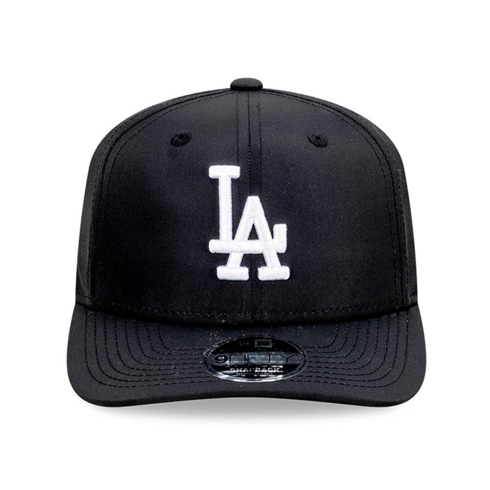 New Era Caps Los Angeles Dodgers New Era MLB Team Prolight 9FIFTY OF Pre-Curved Snapback Hat - Black