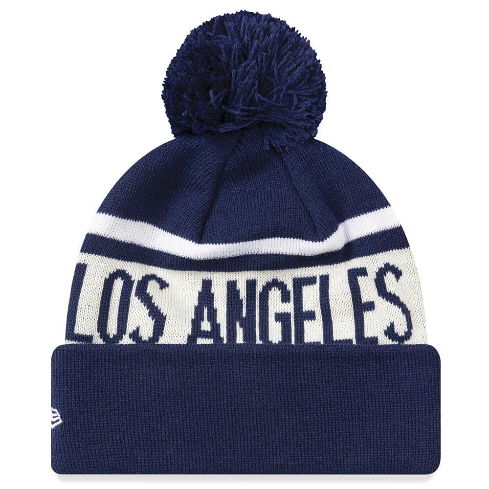 New Era Beanies Los Angeles Dodgers New Era MLB Team Stone Stripe Knit Beanie - Blue
