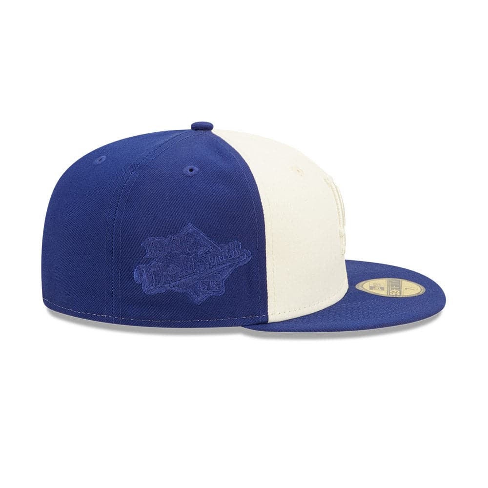 New Era Caps Los Angeles Dodgers New Era MLB Tonal 2-Tone 59FIFTY Fitted Hat  - Blue
