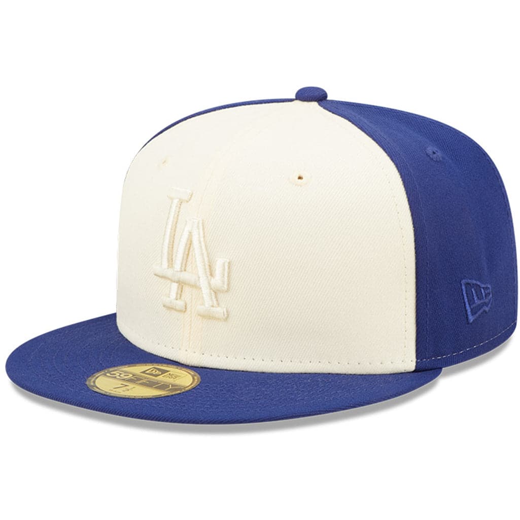 New Era Caps Los Angeles Dodgers New Era MLB Tonal 2-Tone 59FIFTY Fitted Hat  - Blue