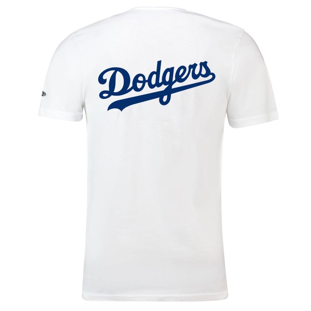 New Era T-Shirts Los Angeles Dodgers New Era MLB Wordmark Repeat T-Shirt - White