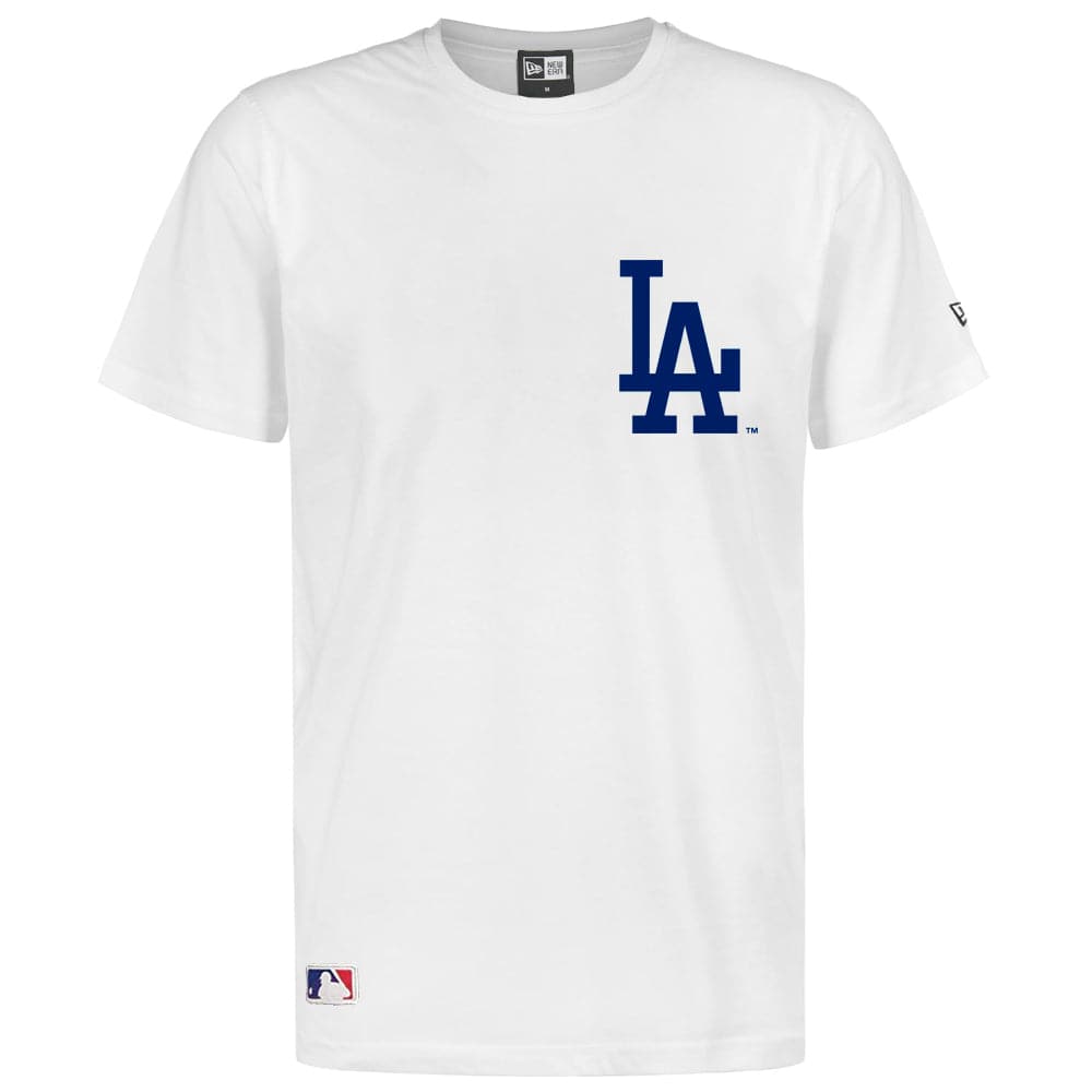 New Era T-Shirts Los Angeles Dodgers New Era MLB Wordmark Repeat T-Shirt - White