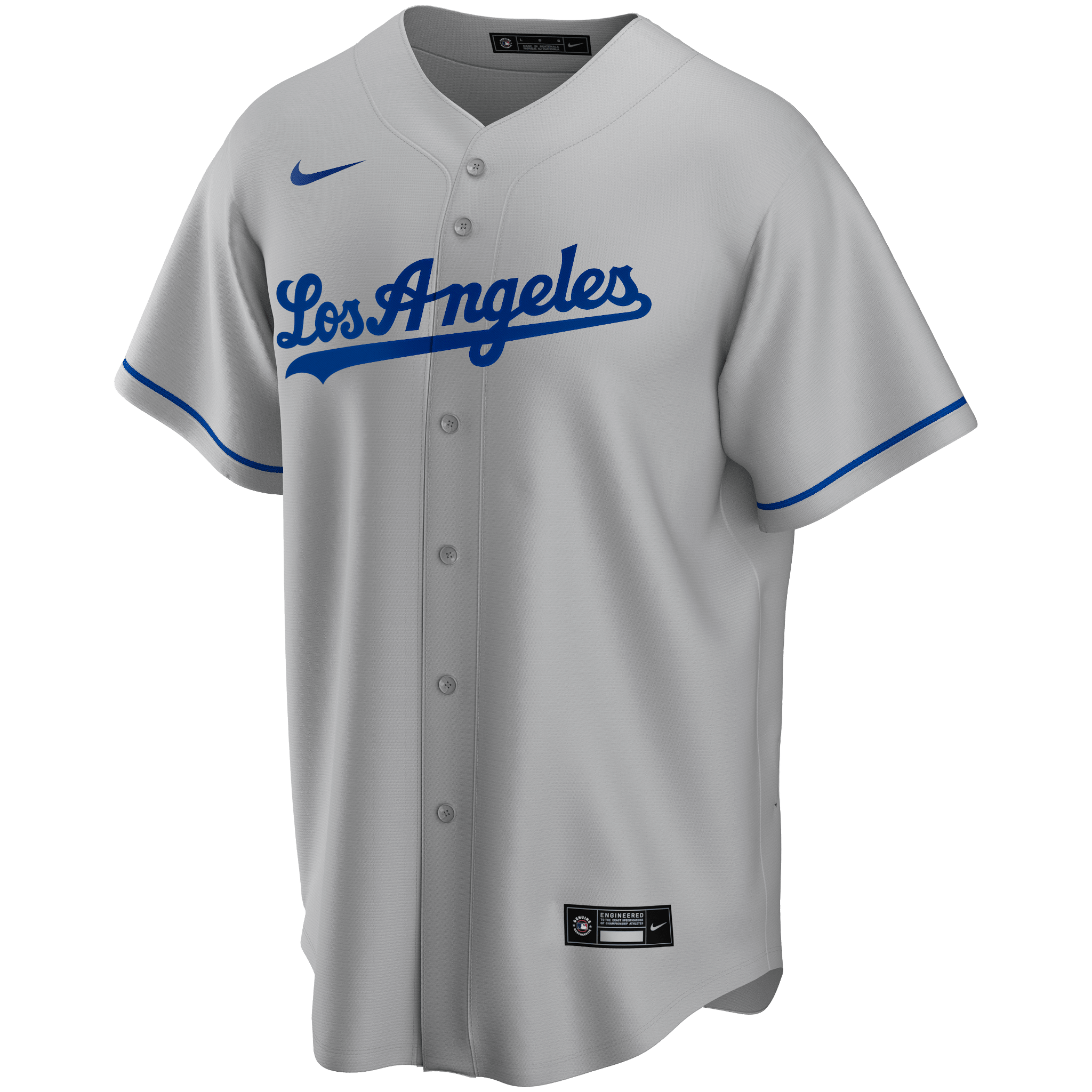 Nike Jerseys Los Angeles Dodgers Nike MLB Alternate Replica Jersey - Grey