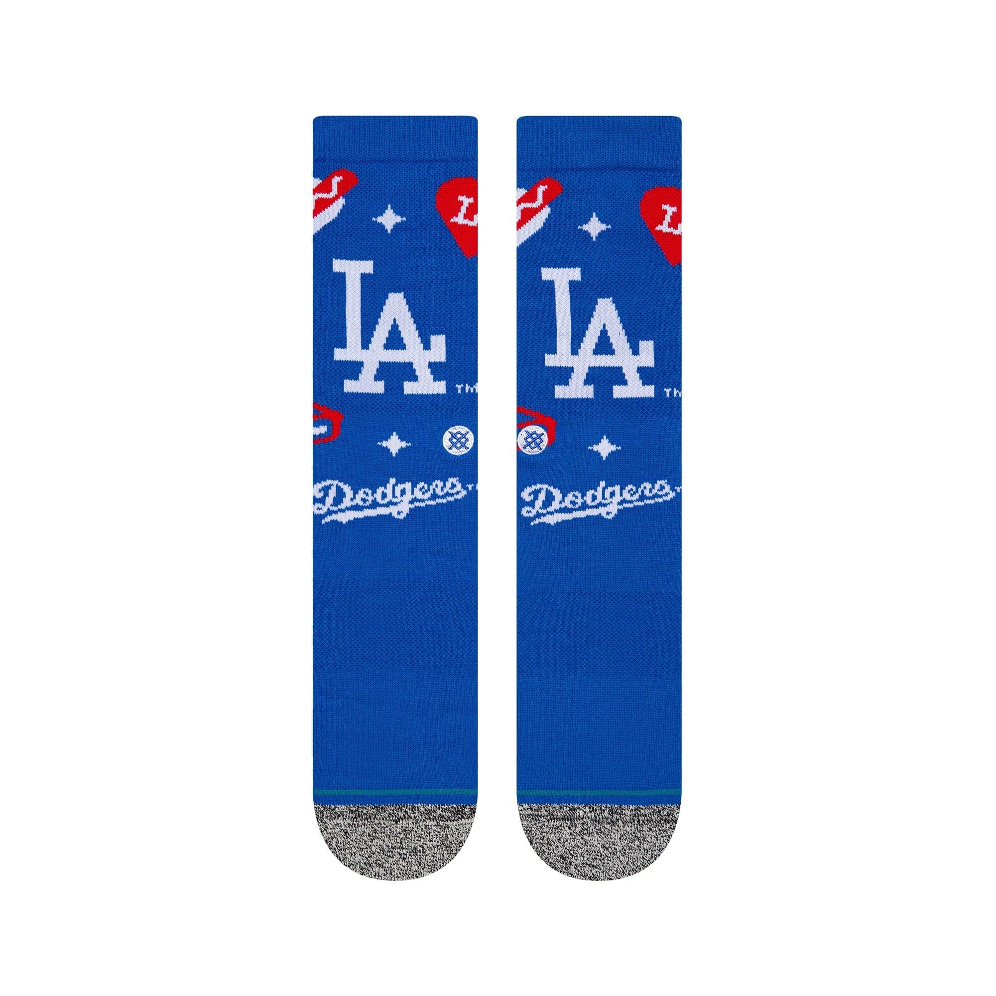 Stance Socks Large (9-12 US) Los Angeles Dodgers Stance MLB Landmark Crew Socks - Blue