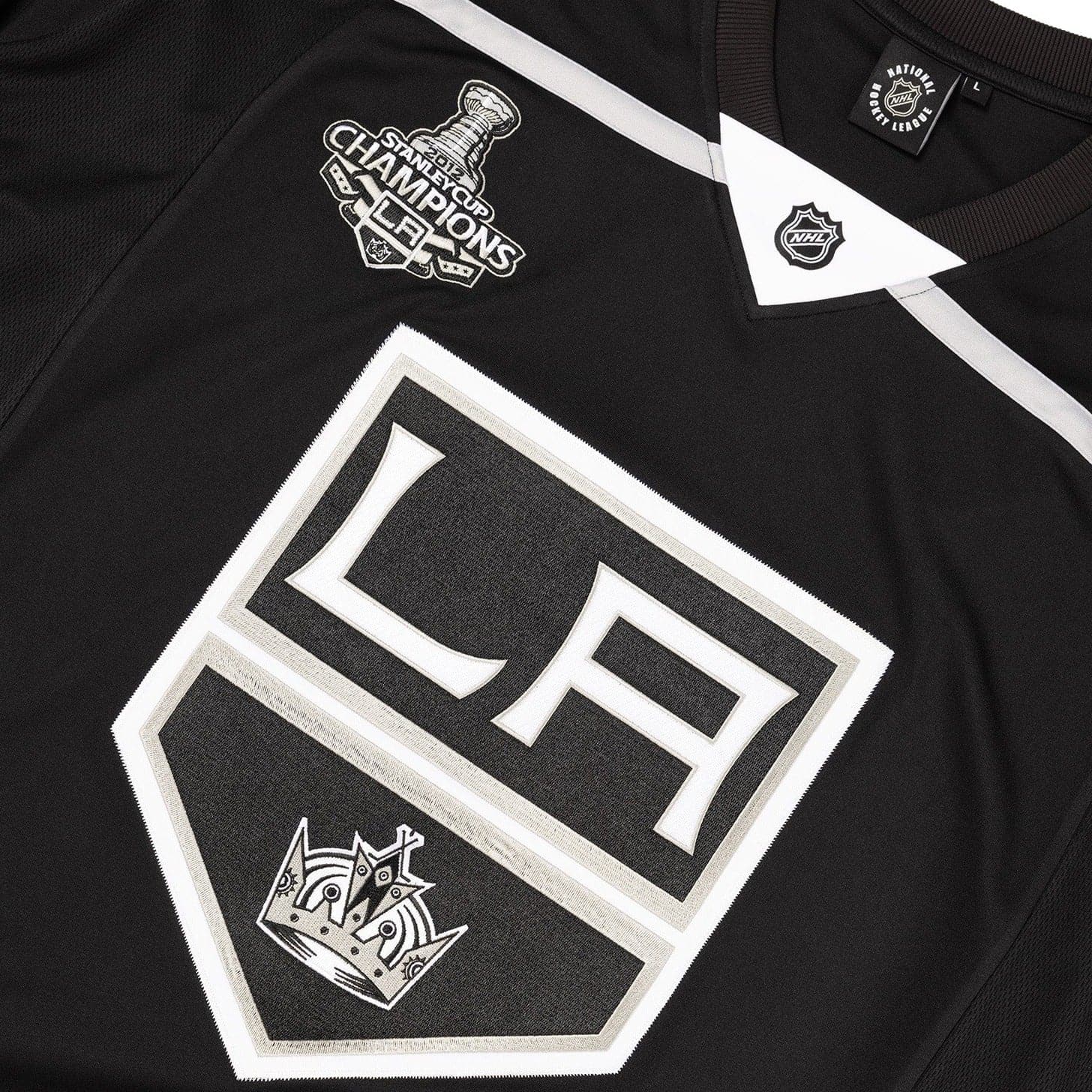 NHL Branded Jerseys Los Angeles Kings NHL 2012 Stanley Cup Replica Fan Jersey - Black
