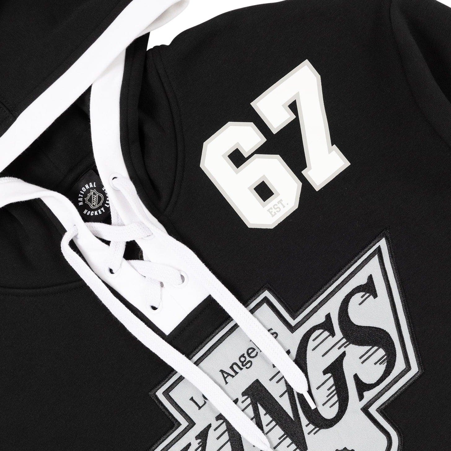 NHL Branded Jumpers Los Angeles Kings NHL Replica Oversized Hoodie Jumper - Black
