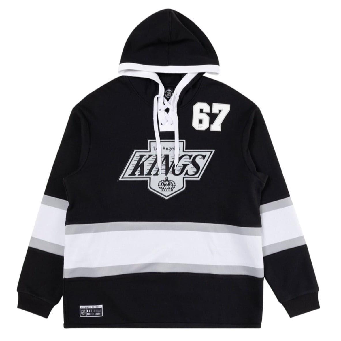 NHL Branded Jumpers Los Angeles Kings NHL Replica Oversized Hoodie Jumper - Black