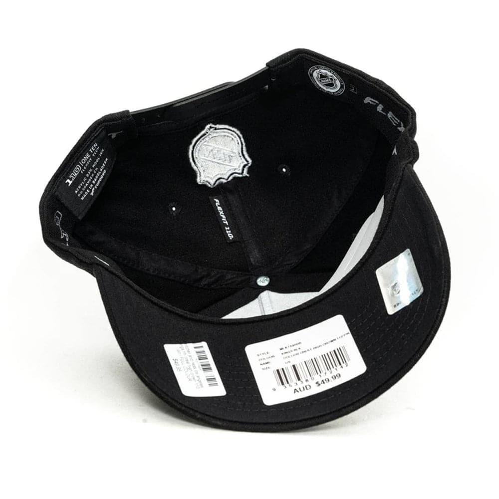 NHL Branded Caps Los Angeles Kings NHL Vintage Logo 110 Curve Snapback Hat - Black