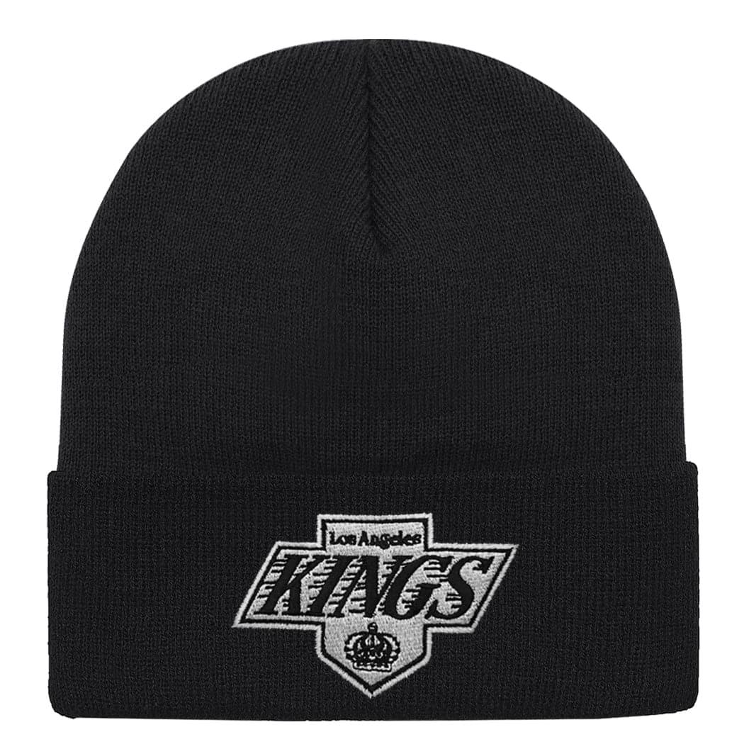 NHL Branded Beanies Los Angeles Kings NHL Vintage Logo Cuff Knit Beanie - Black