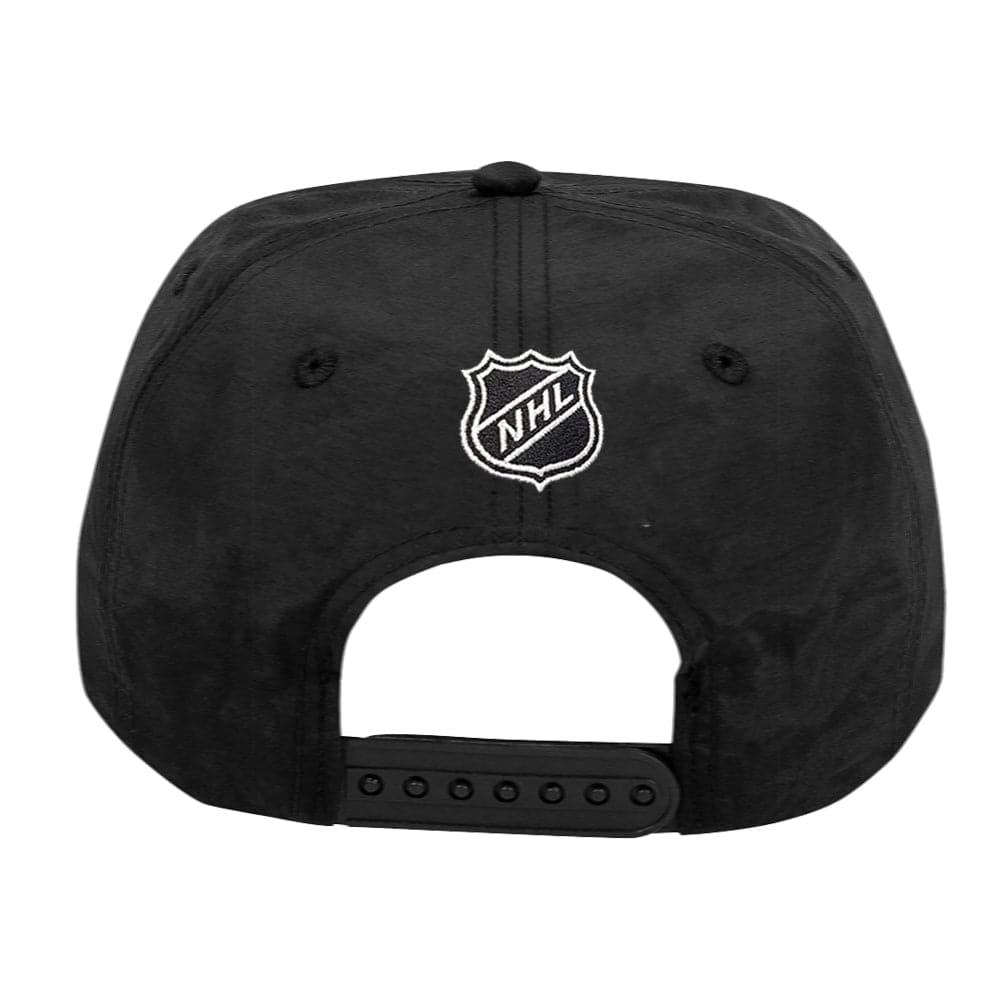 NHL Branded Caps Los Angeles Kings NHL Vintage Script Pre-Curved Nylon Snapback Hat - Black