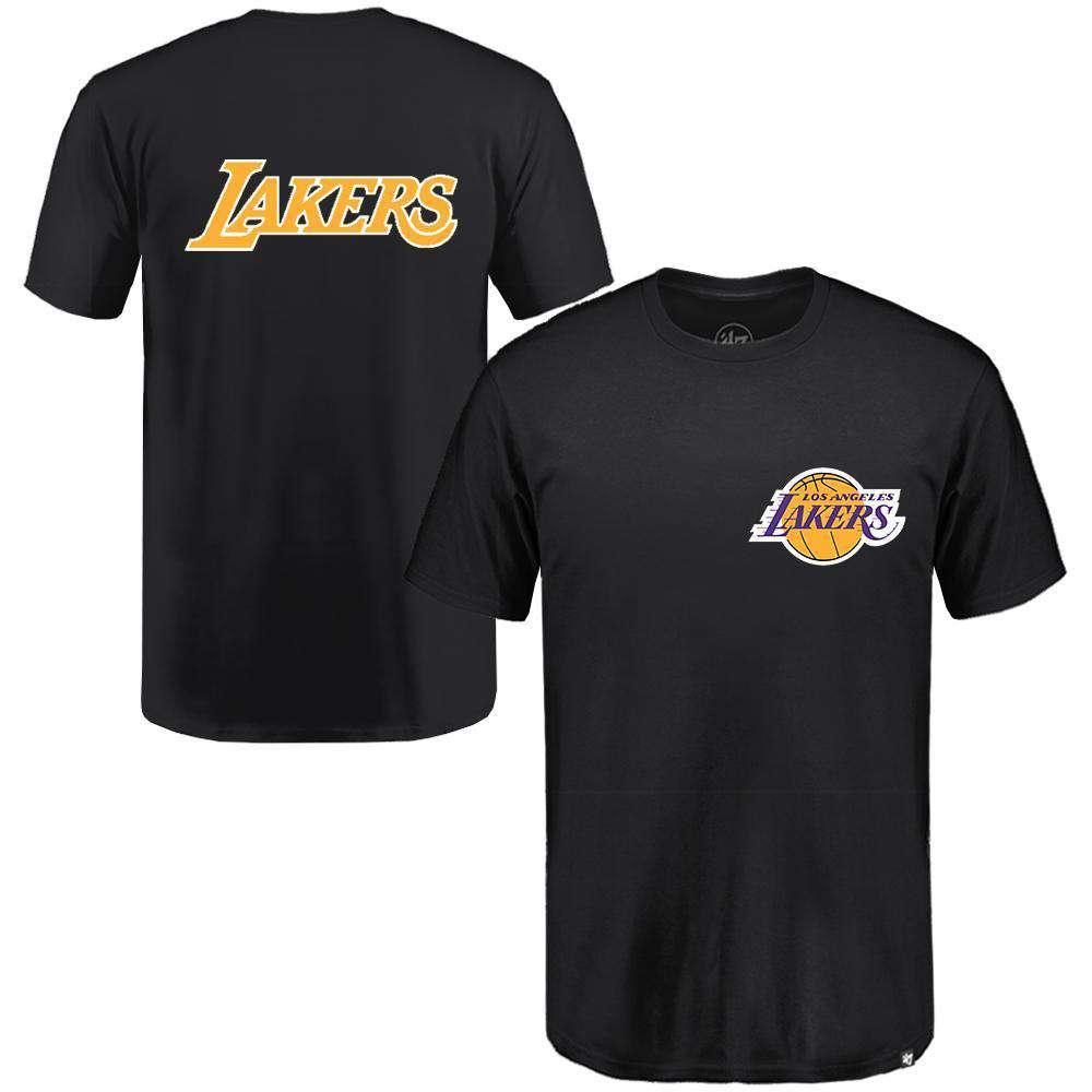 47 Brand T-Shirts Los Angeles Lakers '47 NBA Backer T-Shirt - Black