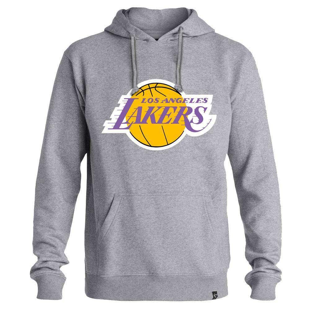 47 Brand Jumpers Los Angeles Lakers '47 NBA Imprint Headline Hoodie Jumper - Grey