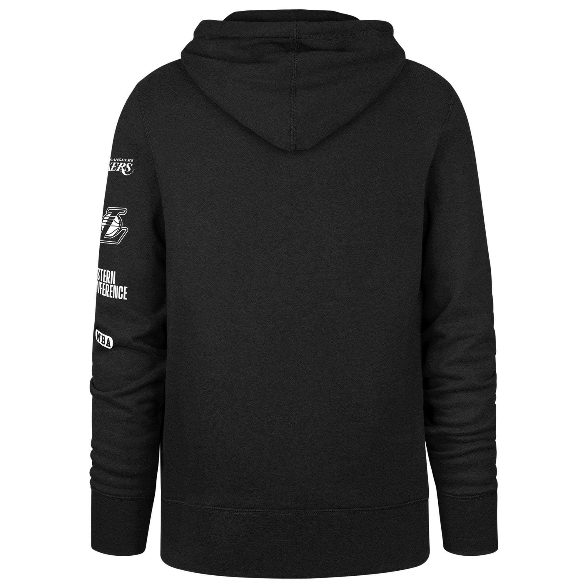 47 Brand Jumpers Los Angeles Lakers '47 NBA Rundown Headline Hoodie Jumper - Black
