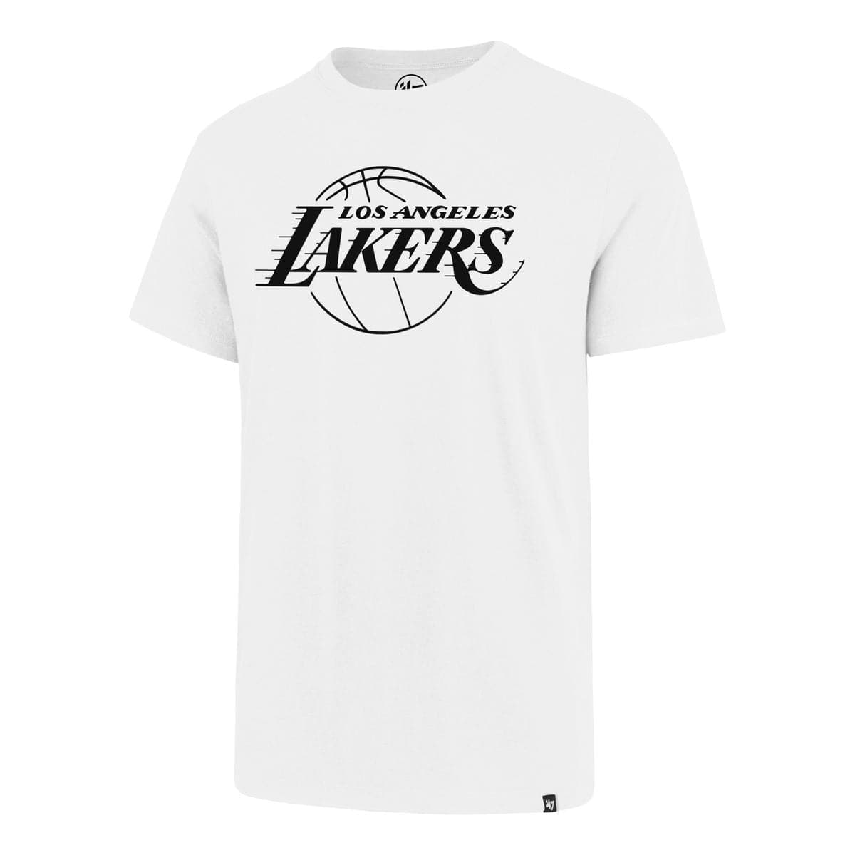 47 Brand T-Shirts Los Angeles Lakers '47 NBA Team Imprint Splitter T-Shirt - White