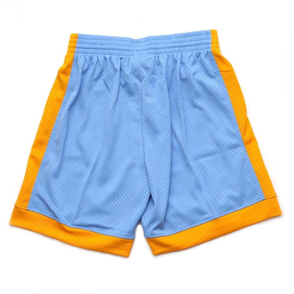 Mitchell And Ness Shorts Los Angeles Lakers Mitchell & Ness NBA 01-02 Alt Swingman Shorts - Blue