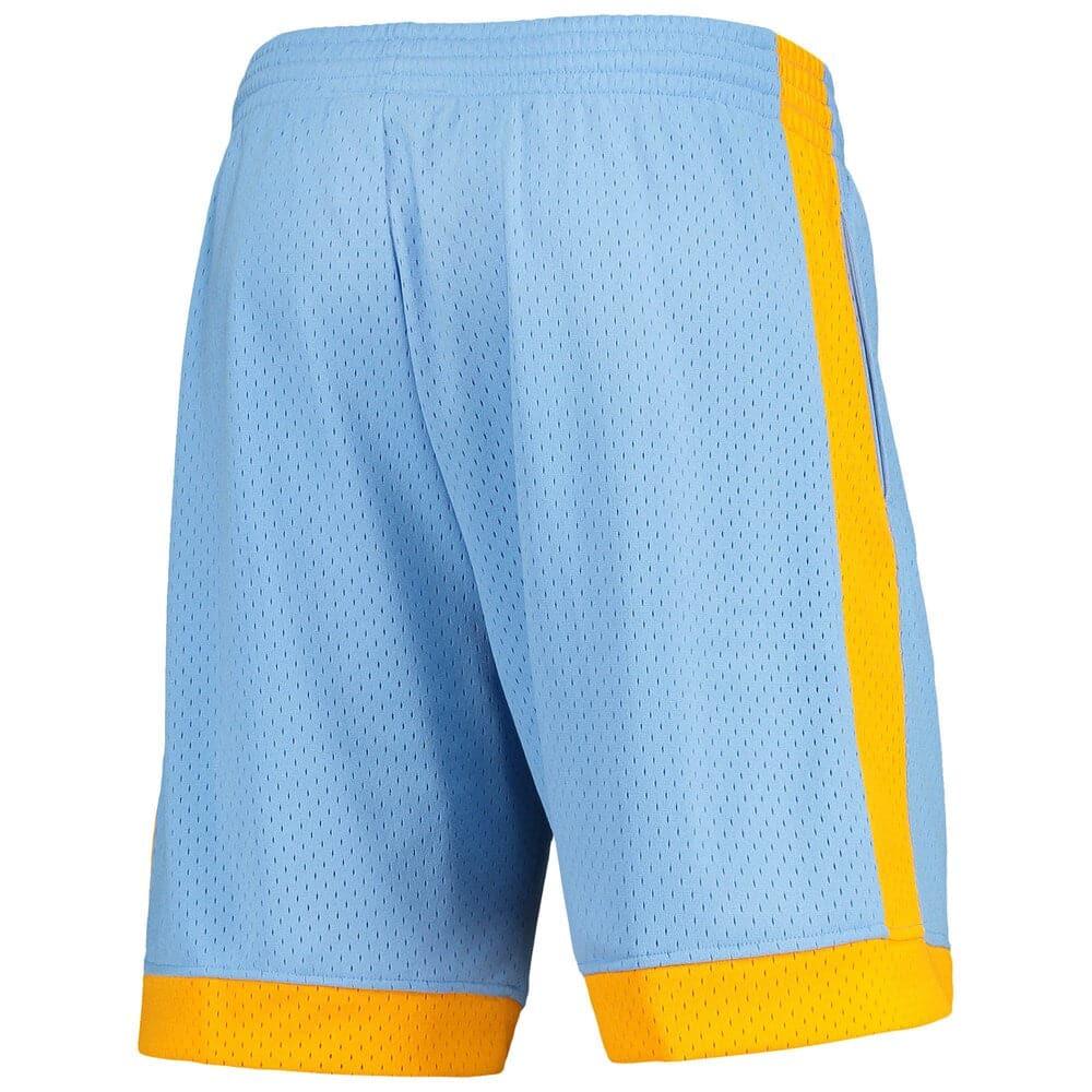 Mitchell And Ness Shorts Los Angeles Lakers Mitchell & Ness NBA 01-02 Alt Swingman Shorts - Blue