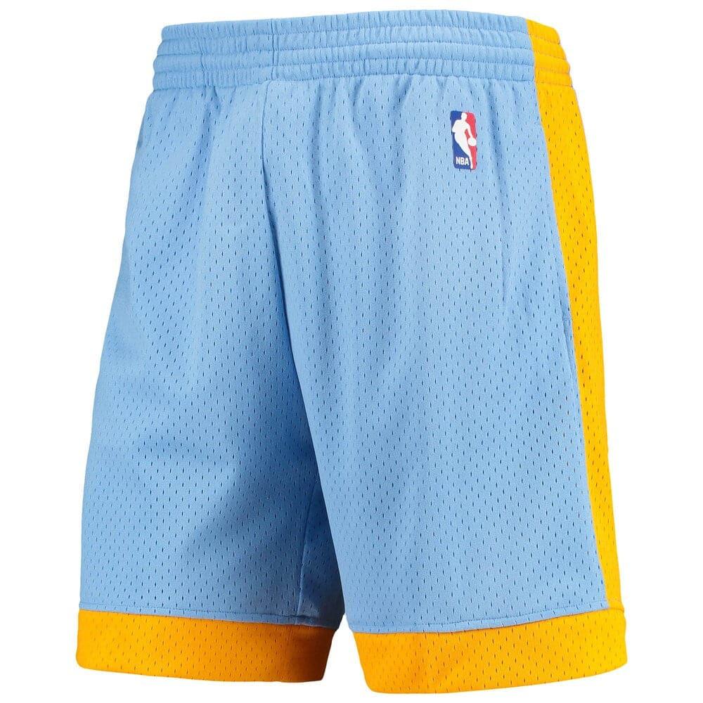 Mitchell And Ness Shorts Los Angeles Lakers Mitchell & Ness NBA 01-02 Alt Swingman Shorts - Blue