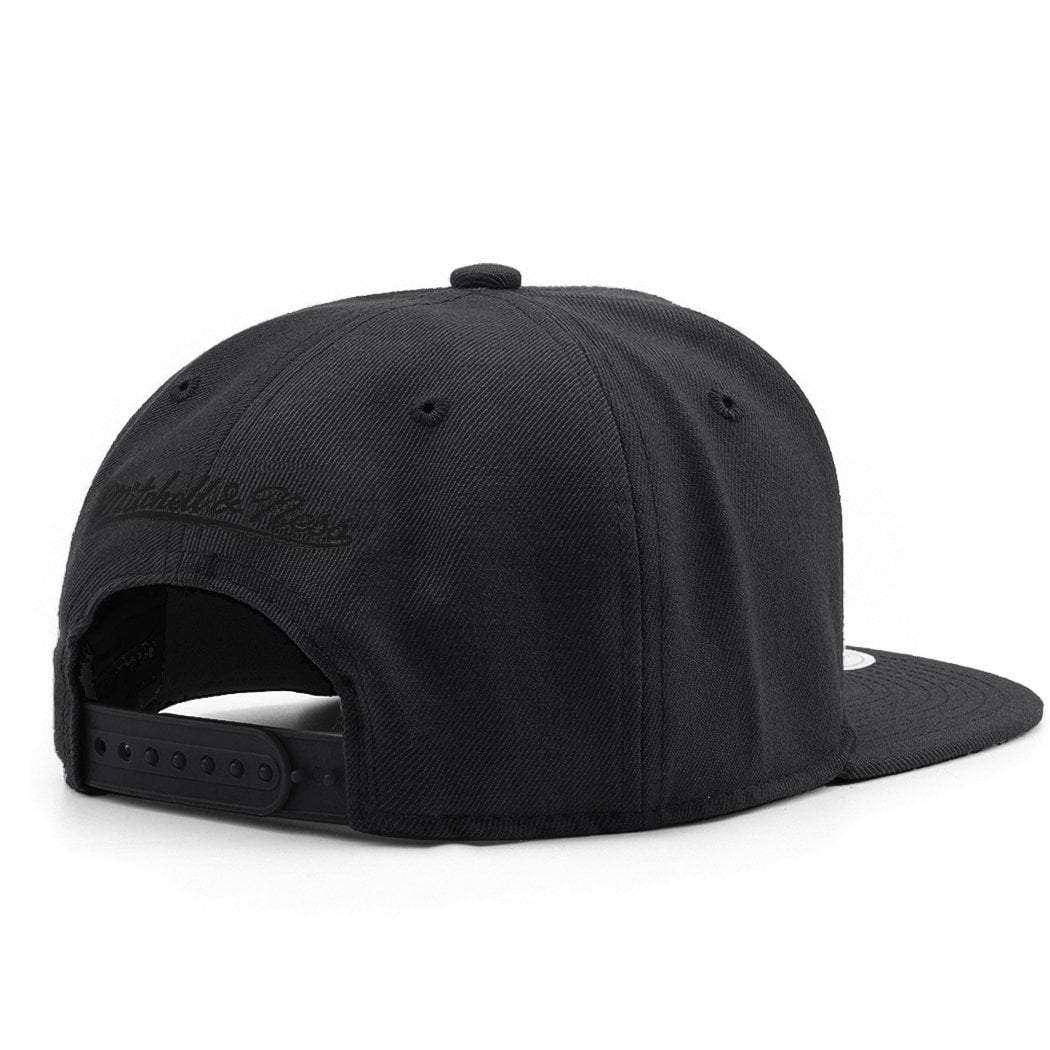 Mitchell And Ness Caps Los Angeles Lakers Mitchell & Ness NBA All Black High Crown Snapback Hat