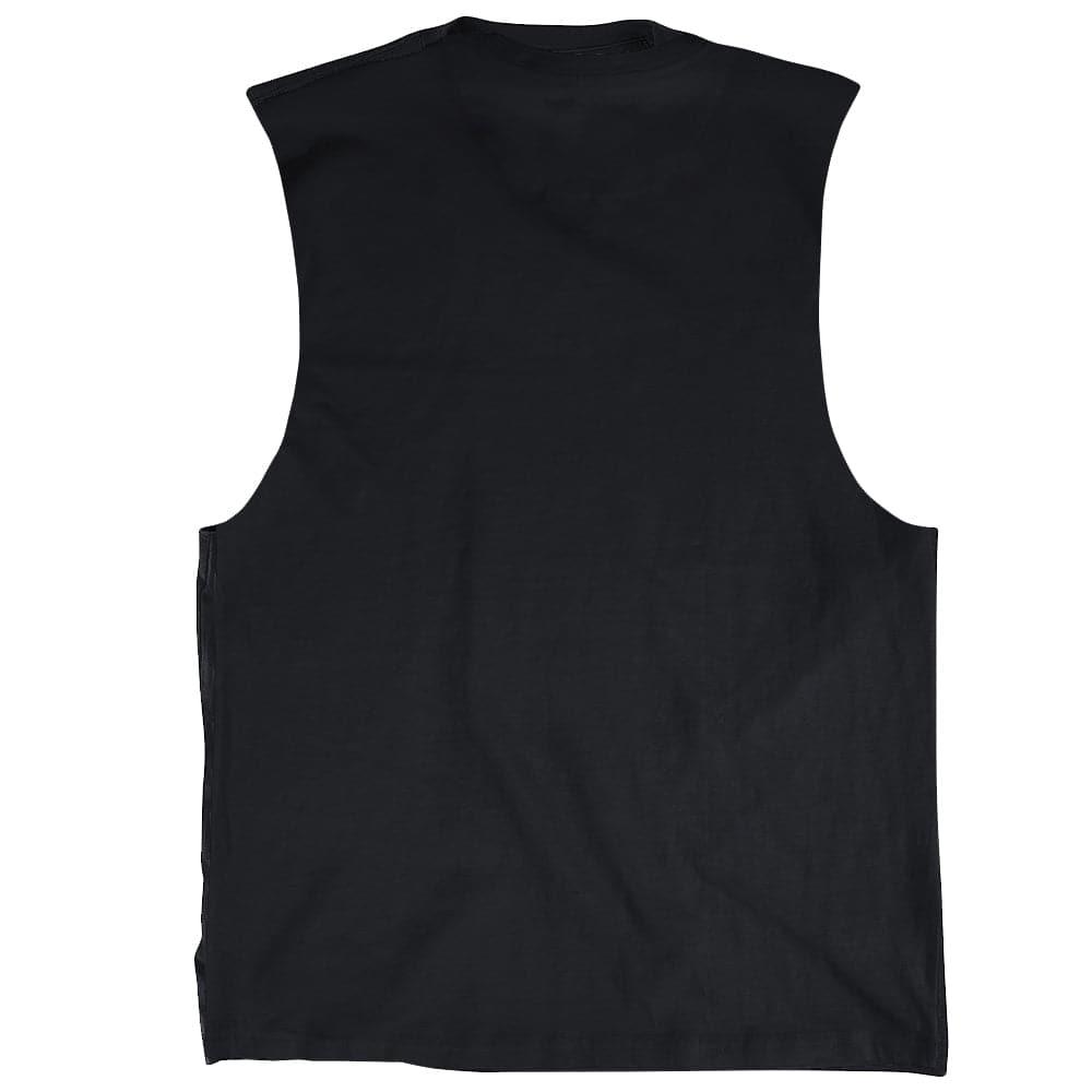 Mitchell And Ness T-Shirts Los Angeles Lakers Mitchell & Ness NBA Arch Muscle T-Shirt - Black