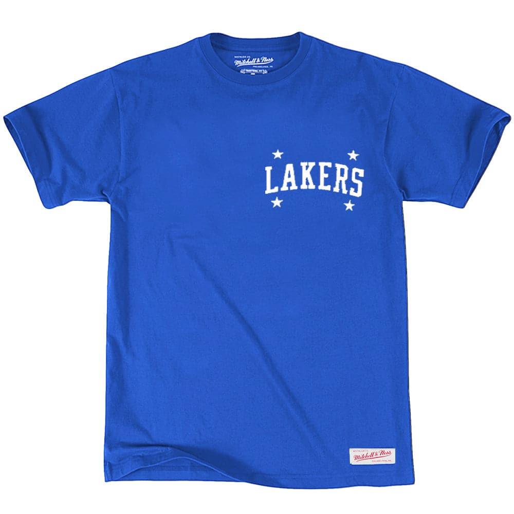 Mitchell And Ness T-Shirts Los Angeles Lakers Mitchell & Ness NBA Colour Pop T-Shirt - Blue