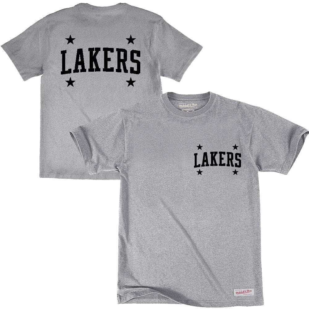Mitchell And Ness T-Shirts Los Angeles Lakers Mitchell & Ness NBA Colour Pop T-Shirt - Grey