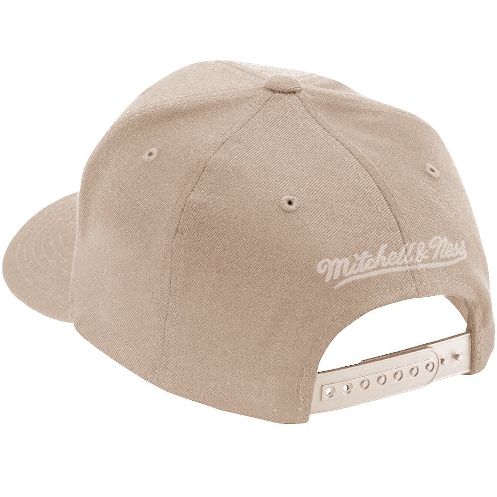 Mitchell And Ness Caps Los Angeles Lakers Mitchell & Ness NBA Diamond One Curve Snapback Hat - Clay