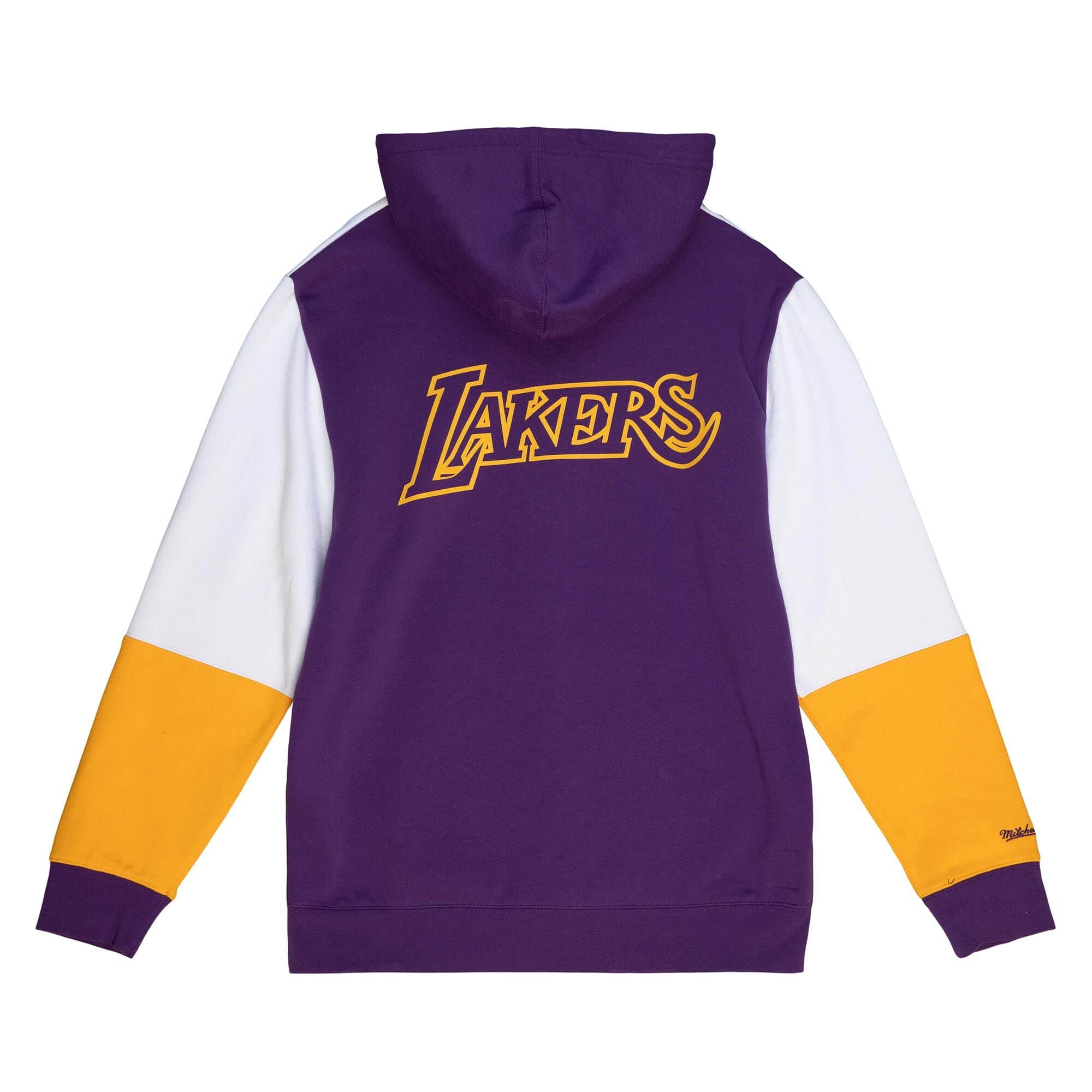 Mitchell And Ness Jumpers Los Angeles Lakers Mitchell & Ness NBA Fusion Fleece 2.0 Hoodie Jumper - Purple