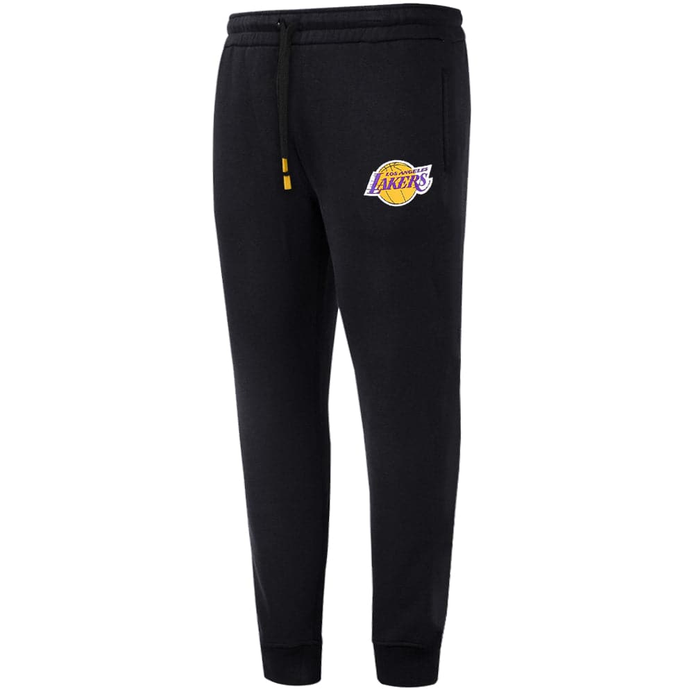 Mitchell And Ness Pants Los Angeles Lakers Mitchell & Ness NBA Hometown Fleece Jogger Pants - Black