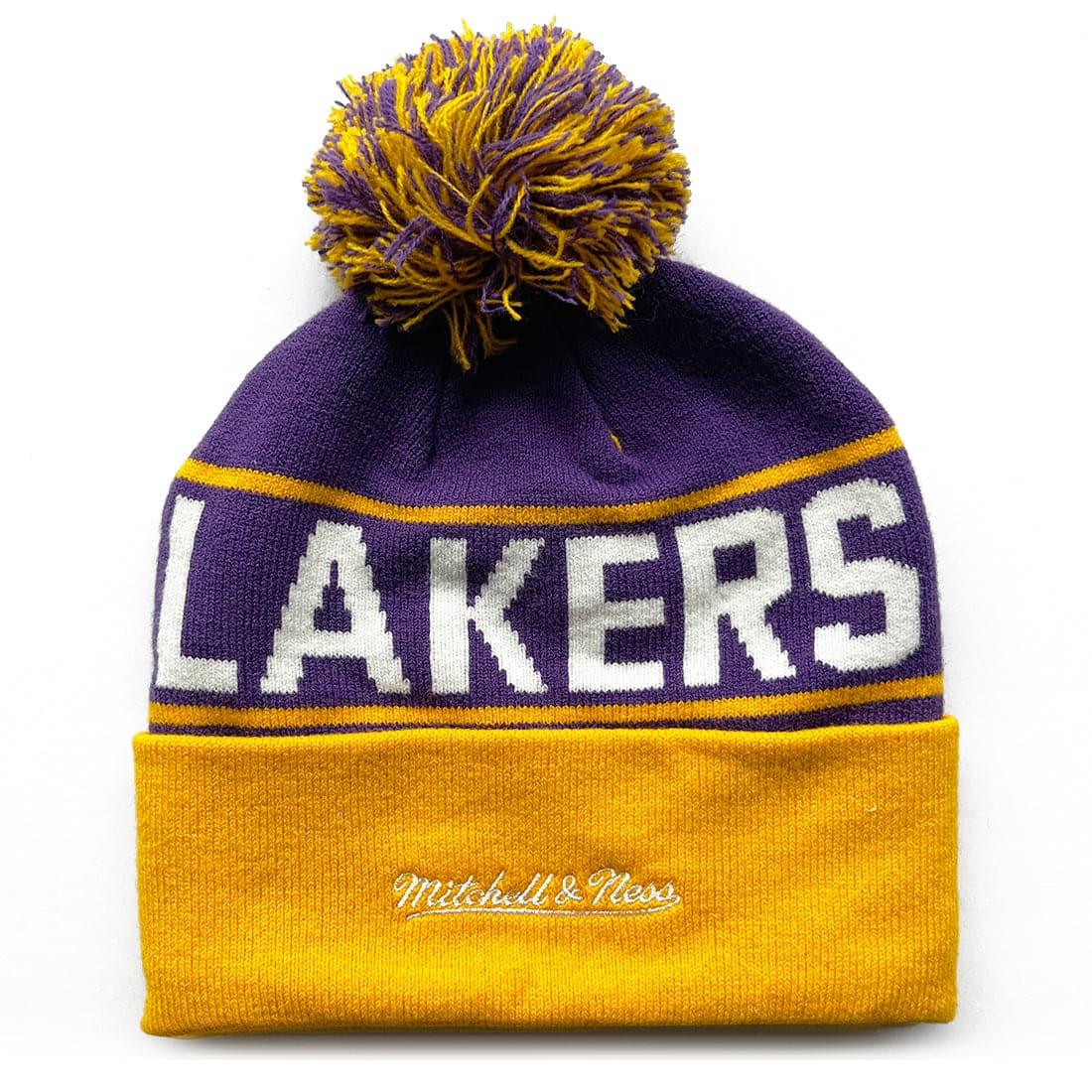 Mitchell And Ness Beanies Los Angeles Lakers Mitchell & Ness NBA HWC Colour Knit Beanie - Purple