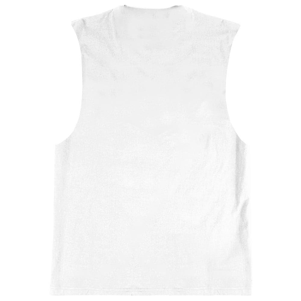 Mitchell And Ness T-Shirts Los Angeles Lakers Mitchell & Ness NBA HWC Retro Logo Sleeveless Muscle T-Shirt - White